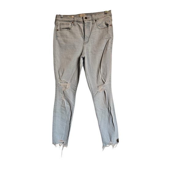 Universal Threads Sz 12 High Rise Skinny Distressed‎ Jeans Casual - Picture 1 of 8